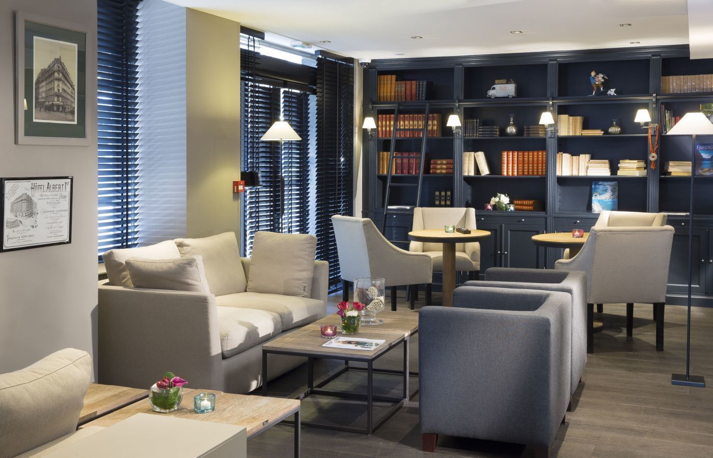 Hotel Albert 1er Paris - Bibliothek
